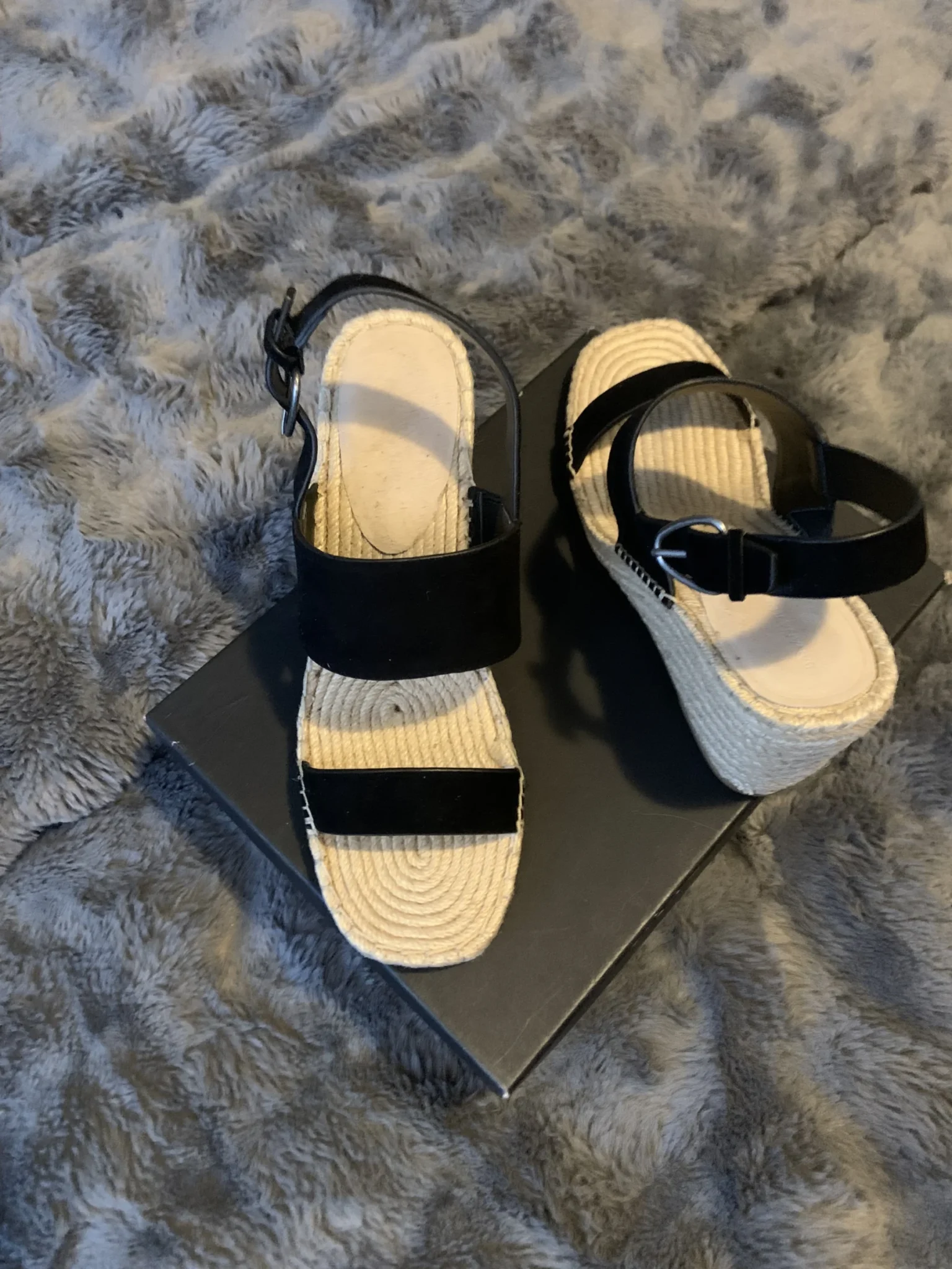 Featured image for Espadrille-style wedge sandals