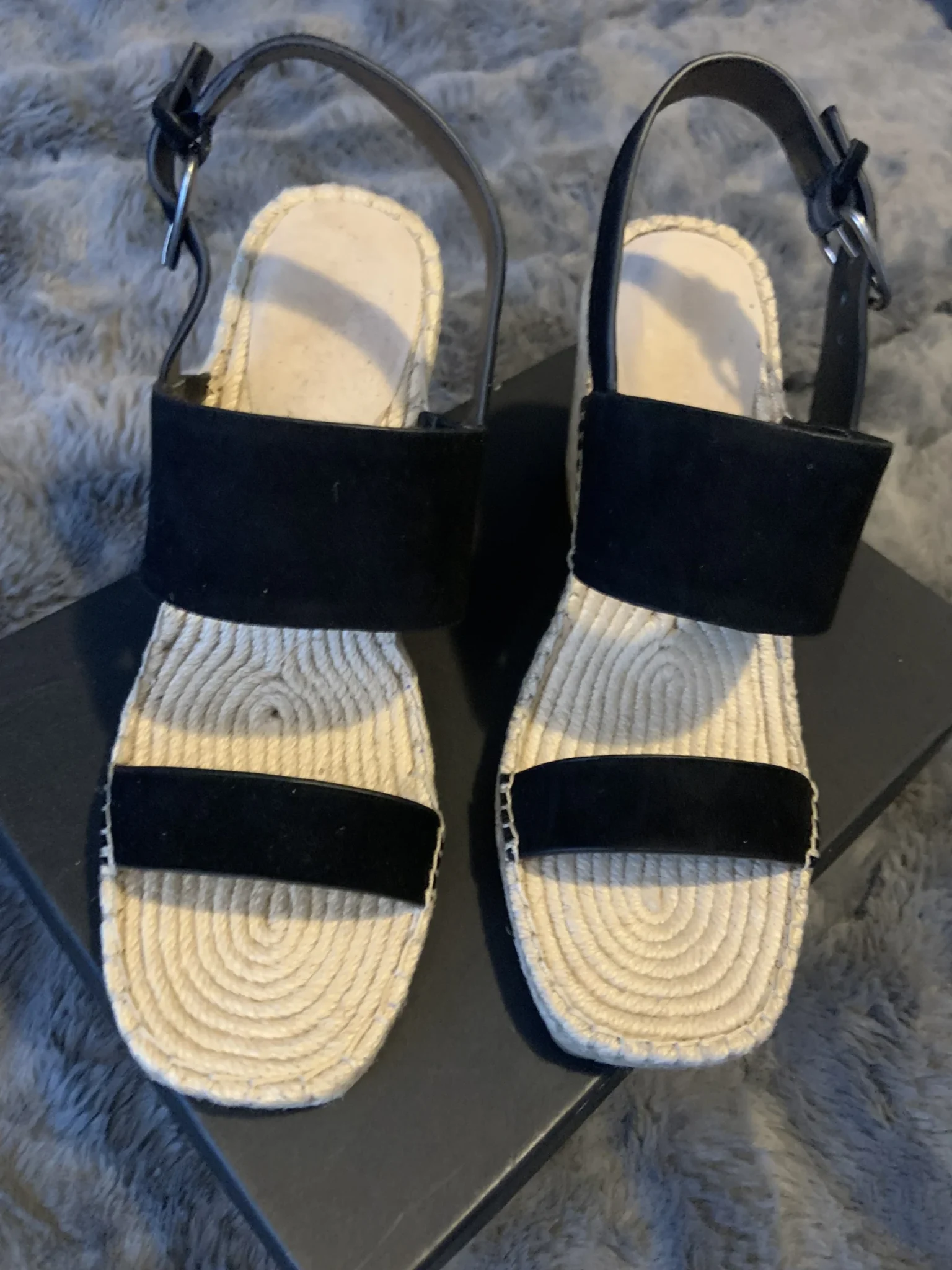Image for Espadrille-style wedge sandals