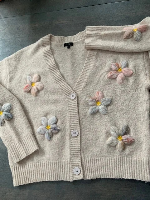Image for Cardigan 🌸 fleurs