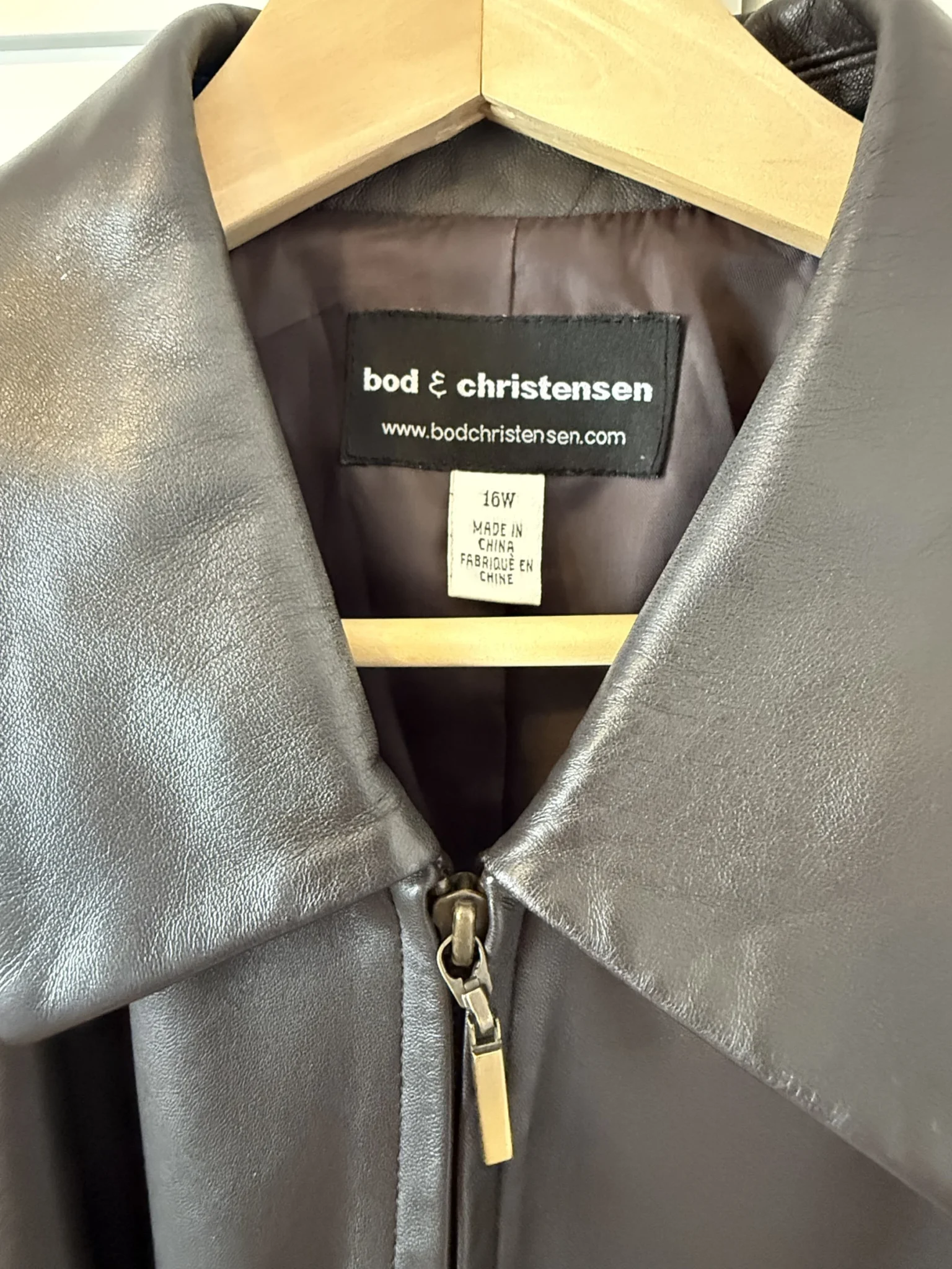 Image for Brown coat 100% leather