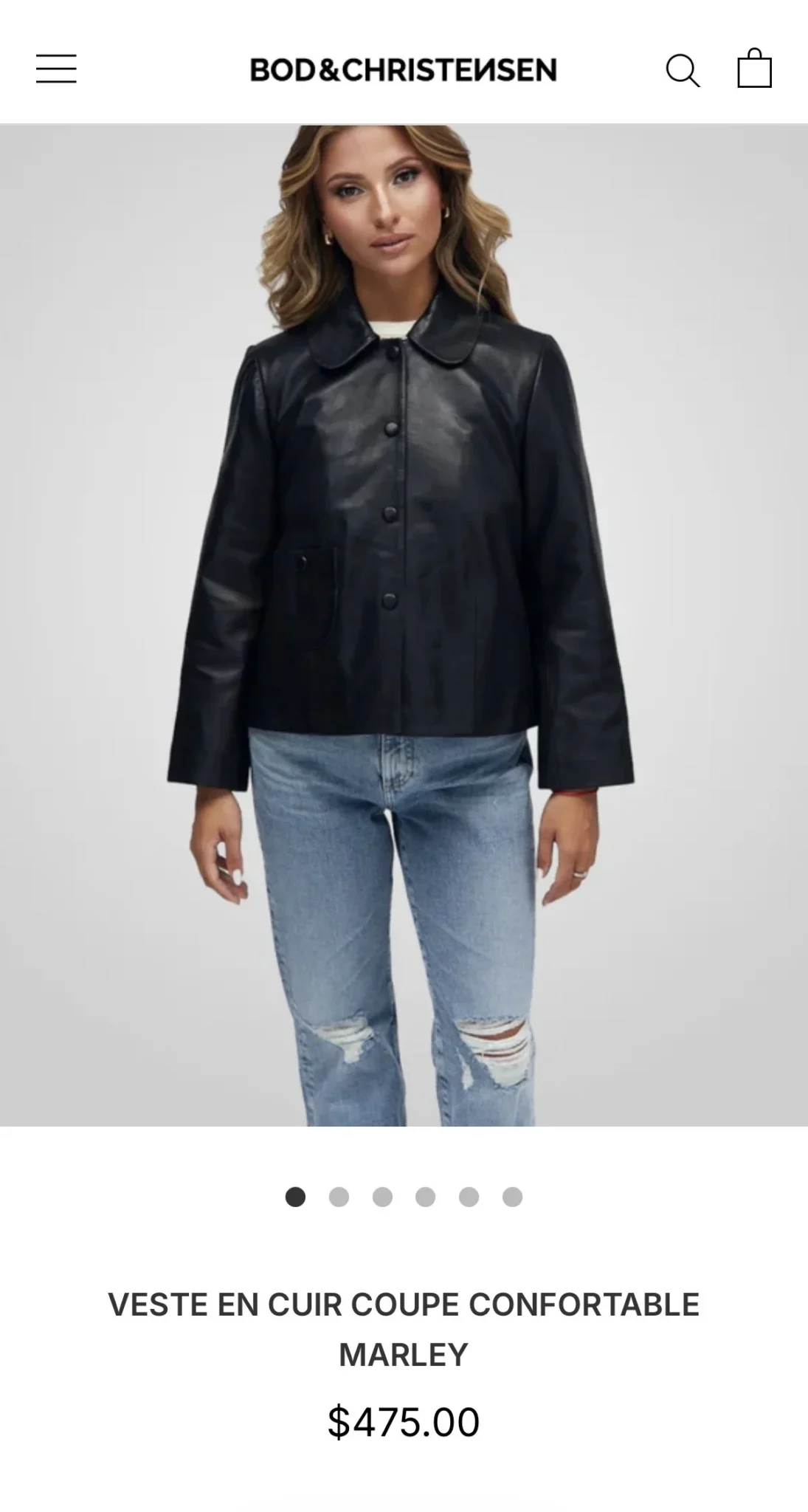Image for Brown coat 100% leather