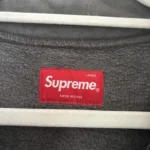 Thumbnail for Supreme Gray Quarter-Zip Sweater