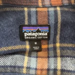 Thumbnail for Flannel Patagonia Plaid Shirt in Navy, Orange; Cream