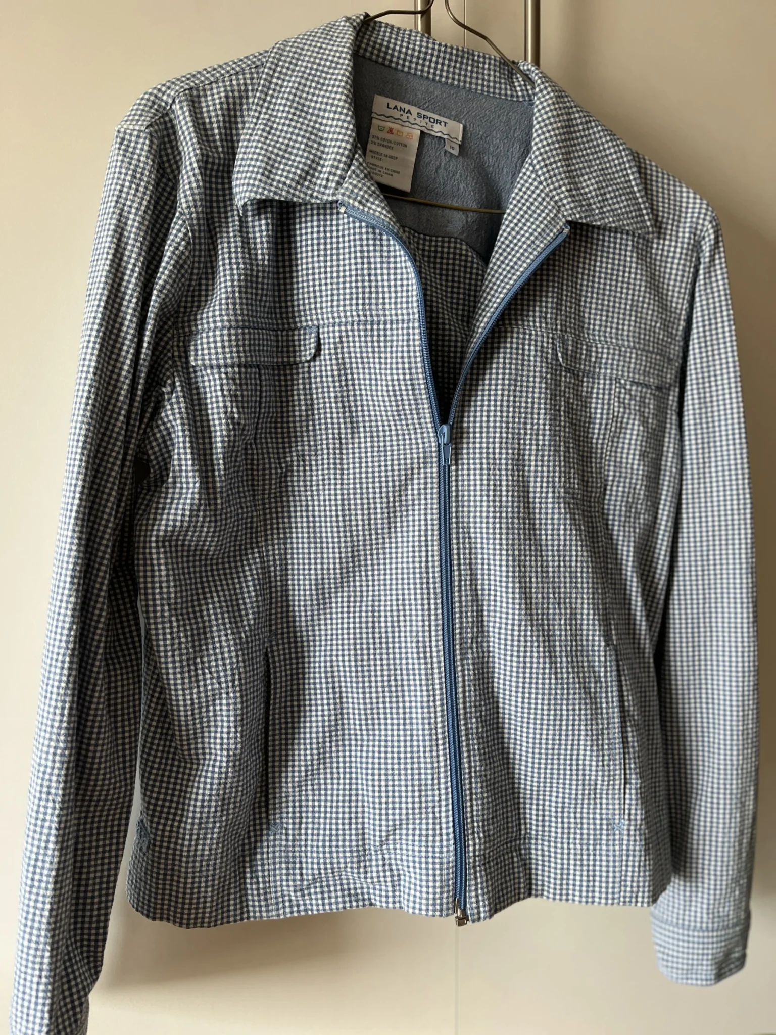 Featured image for Blue/white sports jacket - Lana Sport (small)
