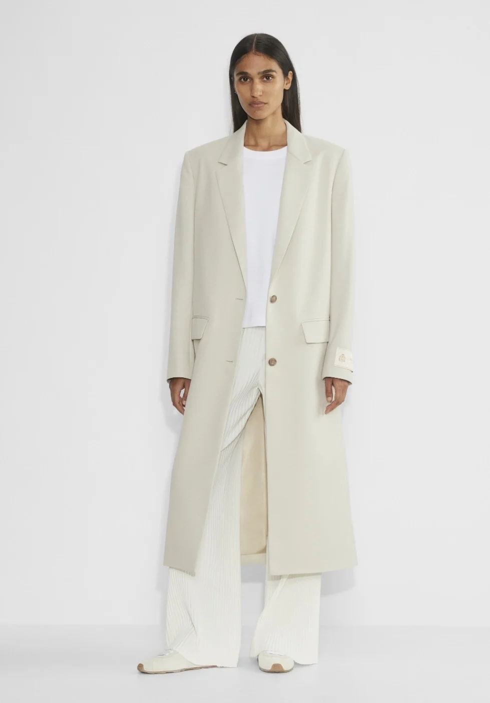 Manteau Babaton Aritzia taille S neuf beige Aritzia seconde main