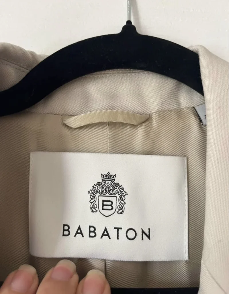 Image for Manteau Babaton Aritzia taille S neuf beige