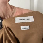 Thumbnail for Babaton Aritzia contour bodysuit size S light brown