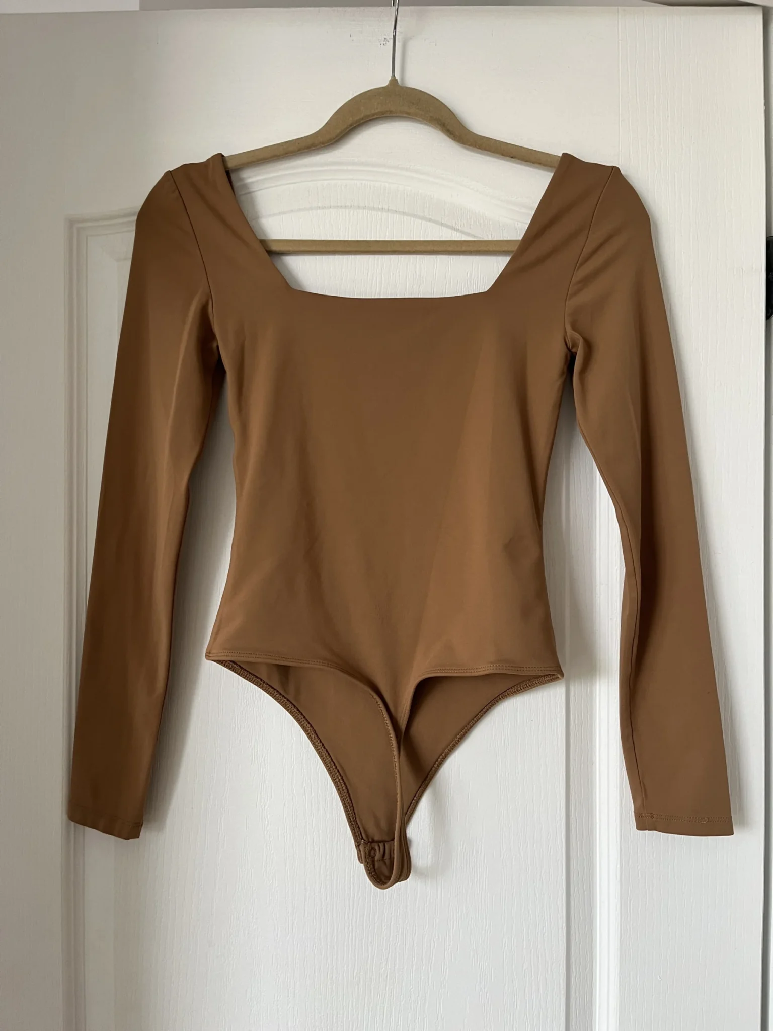 Image for Babaton Aritzia contour bodysuit size S light brown