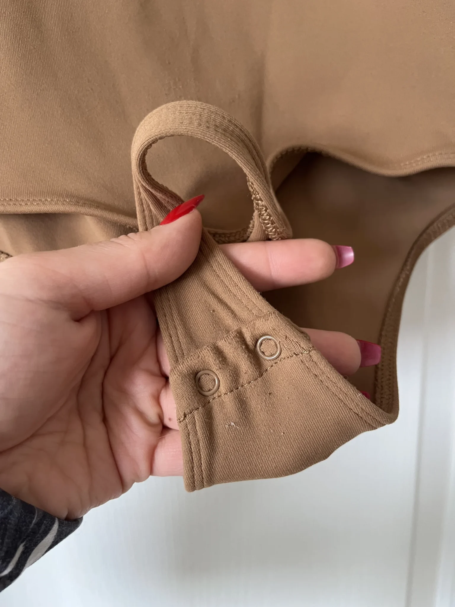 Image for Babaton Aritzia contour bodysuit size S light brown