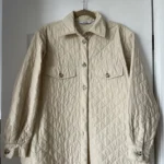 Featured thumbnail for And Other Stories quilted beige waterproof jacket size 40