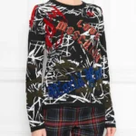 Featured thumbnail for Love Moschino/Pull effet Graffiti Sz M