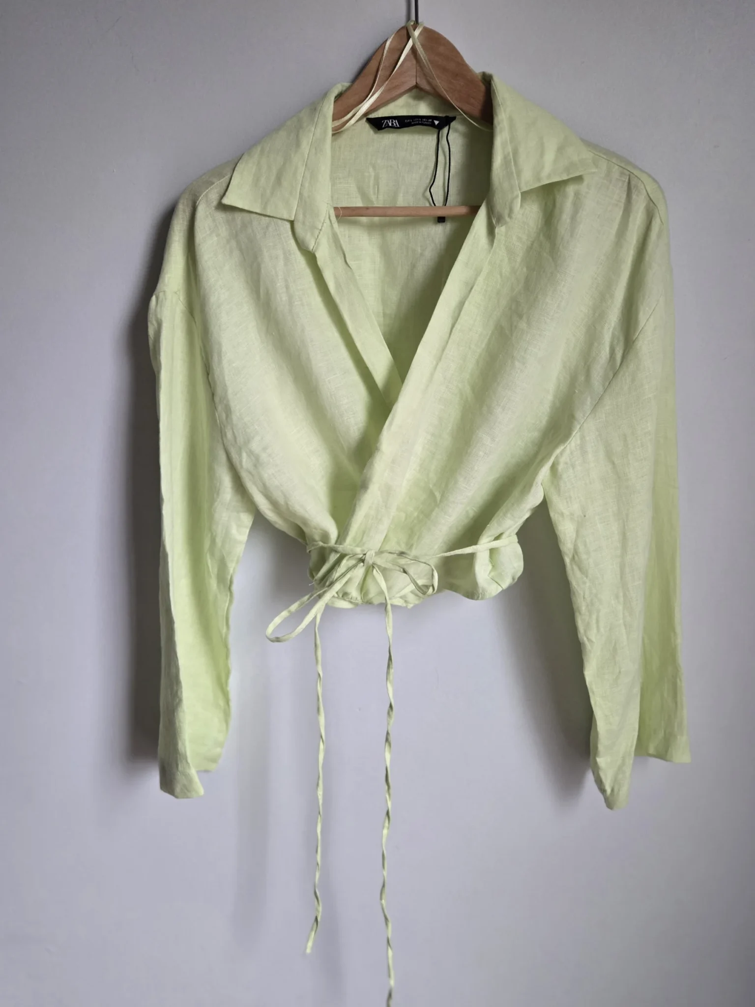 Featured image for Neuve - Chemise style wrap 💯 lin ZARA