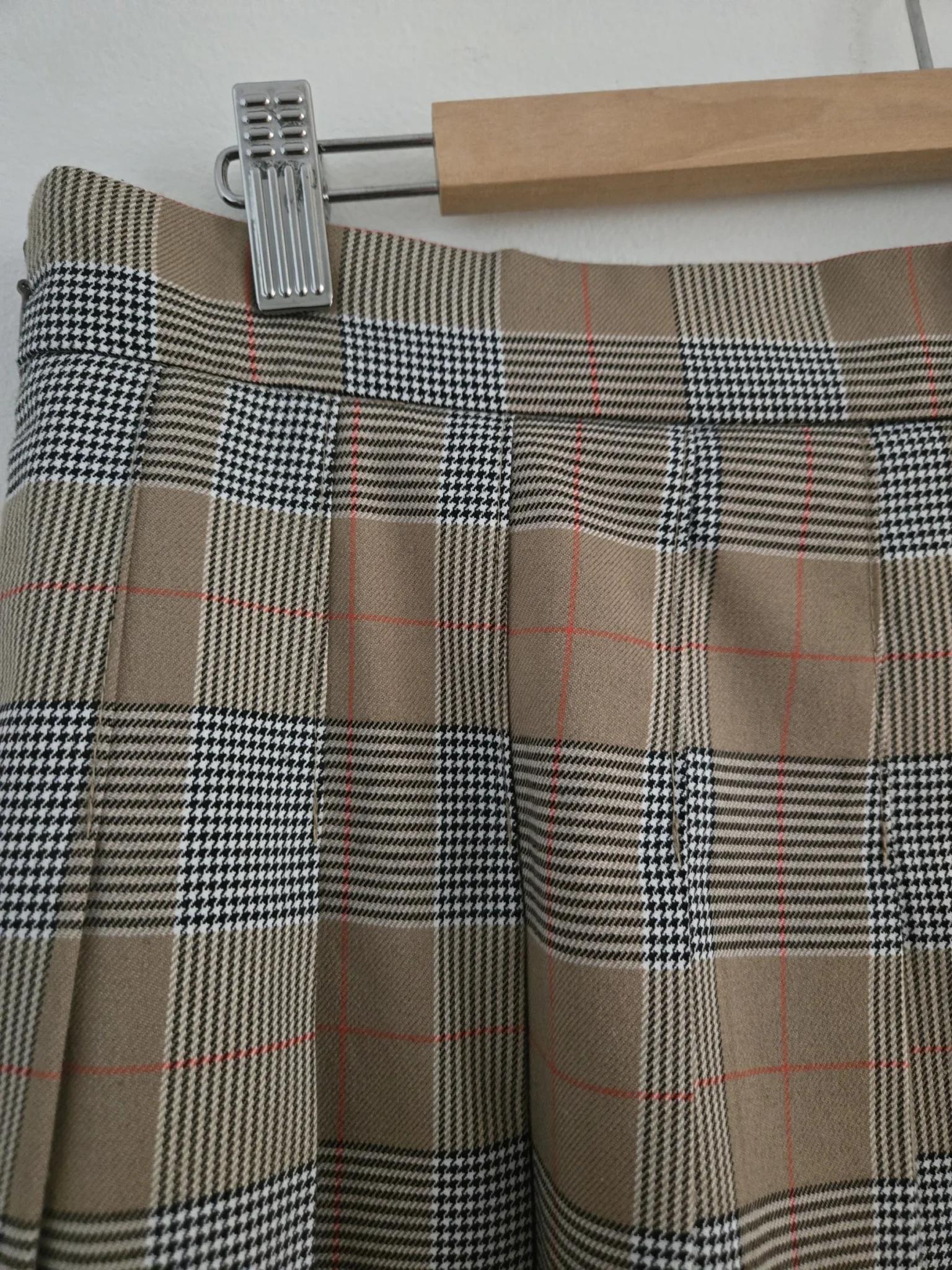 Image for Plaid mini skirt