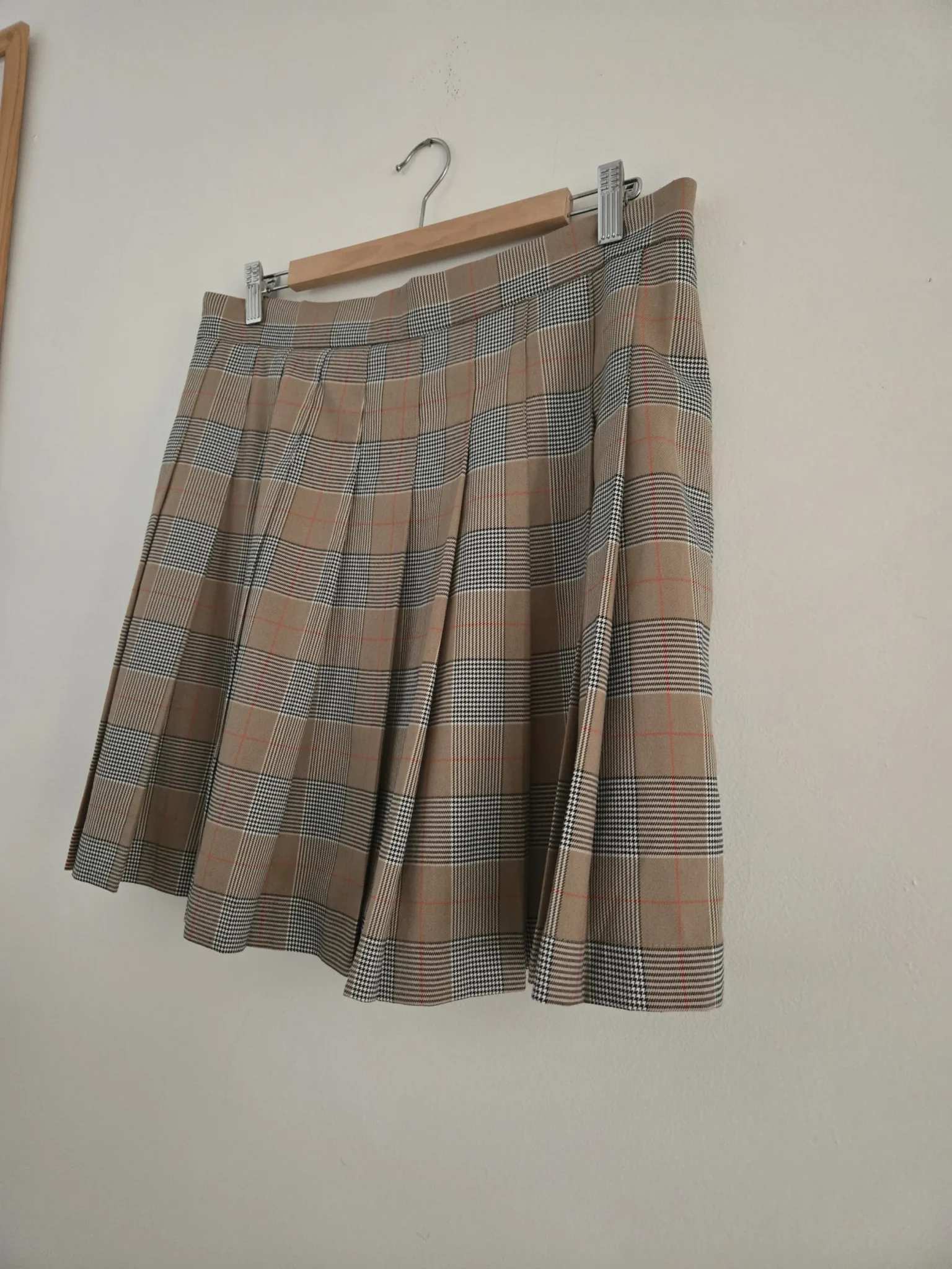 Image for Plaid mini skirt