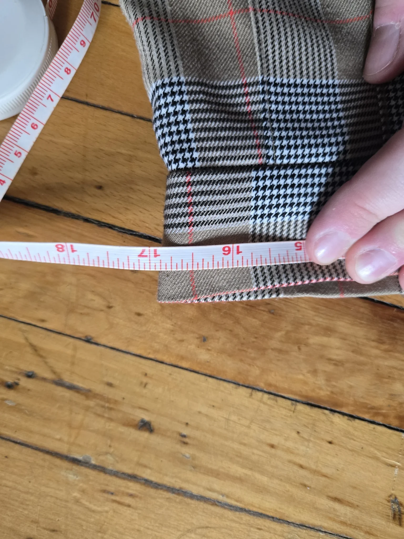 Image for Plaid mini skirt