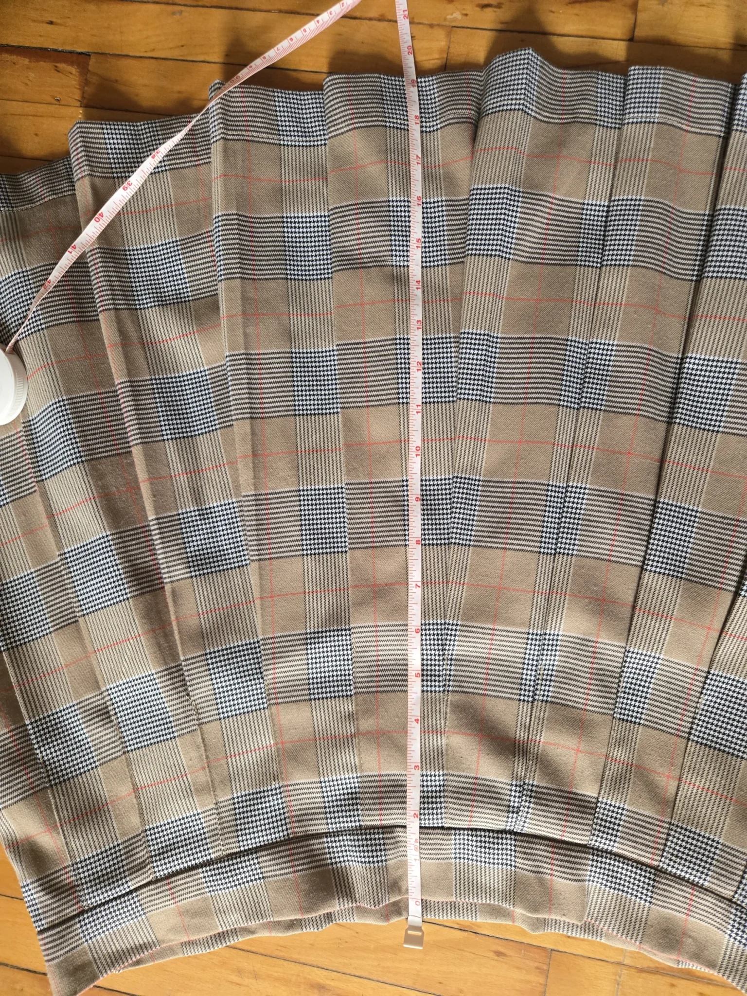 Image for Plaid mini skirt
