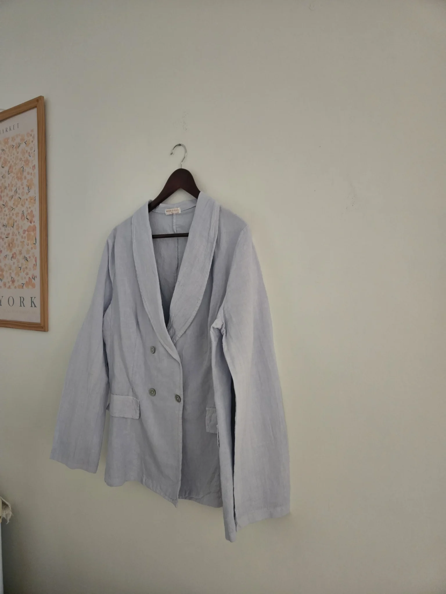 Image for Blue linen jacket