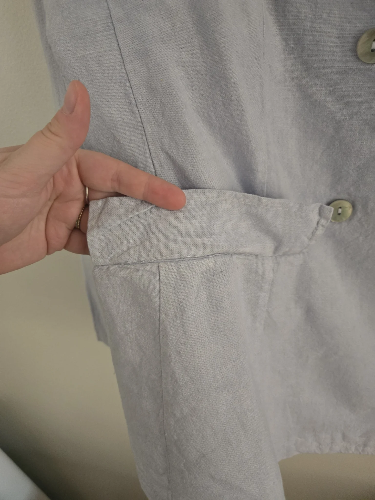 Image for Blue linen jacket