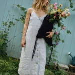 Featured thumbnail for Robe Anette en lin bleu pâle neuve !