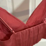 Thumbnail for Top bralette Zara rose satiné à fines bretelles
