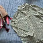 Featured thumbnail for White and green polka dot shirt