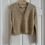 Featured thumbnail for Cardigan Rachel Zoe pailleté beige