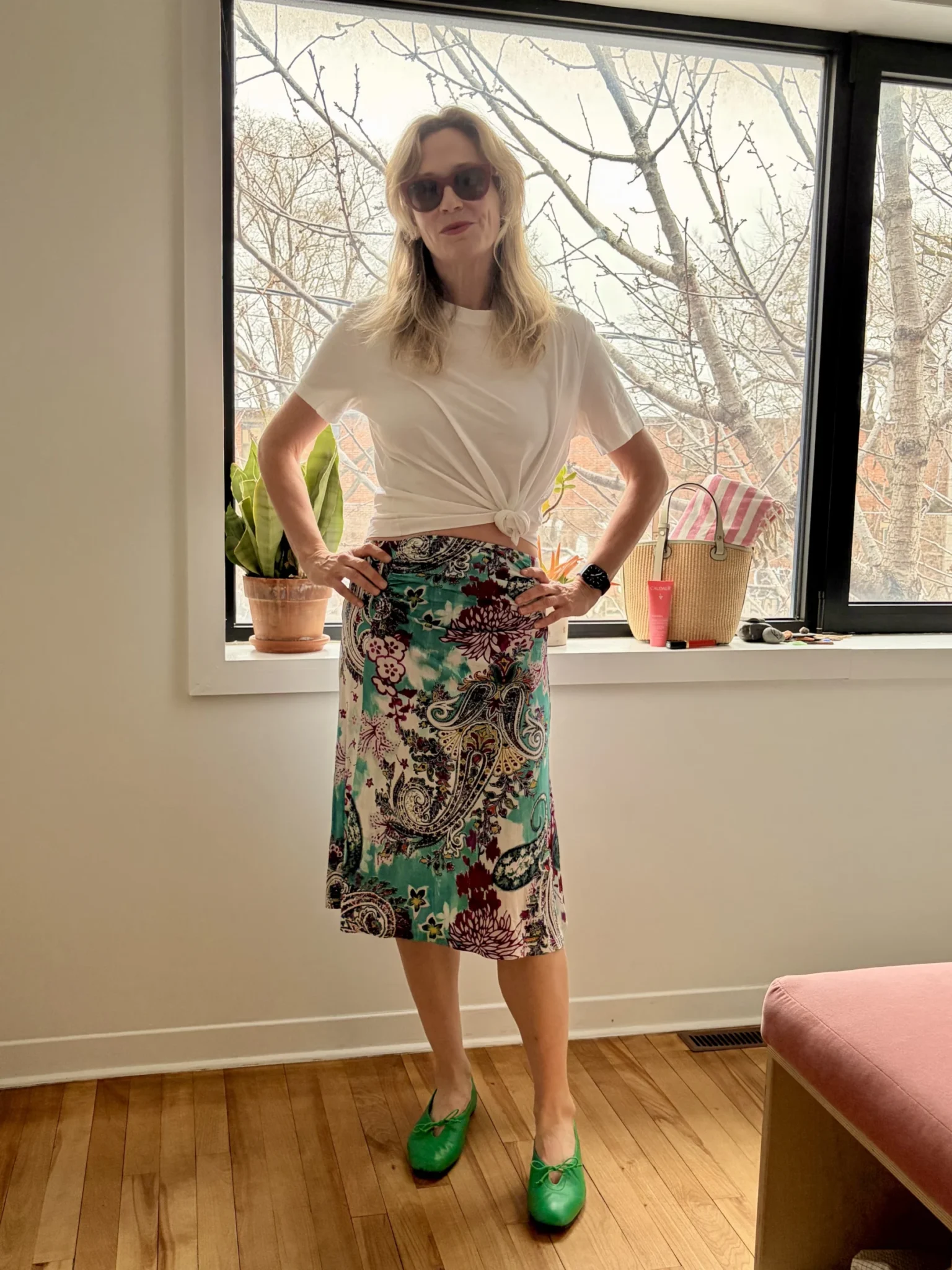 Image for Etro - classic flowing jersey skirt by Etro