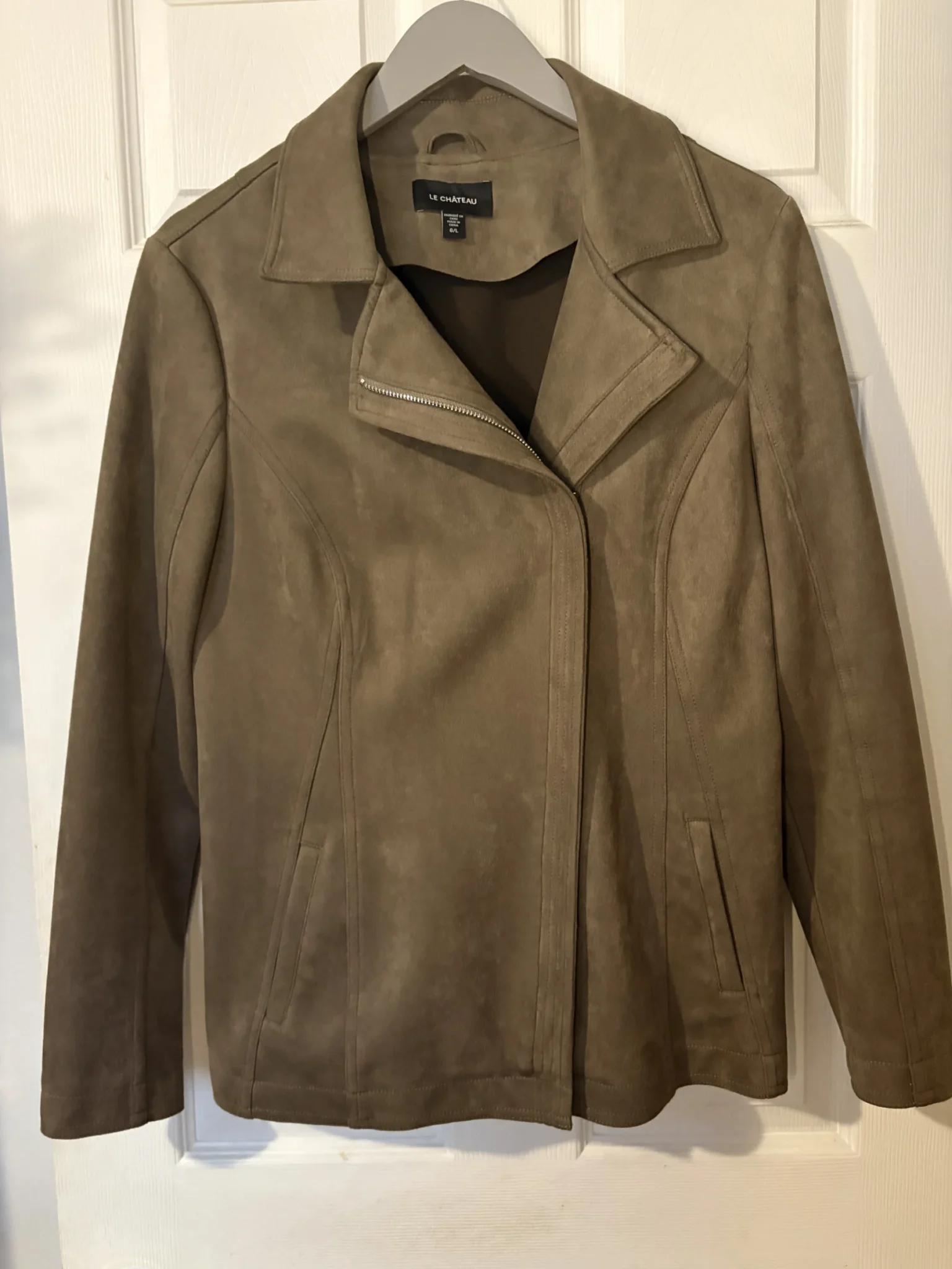 Image for 🤎 Tobacco brown moto jacket - LOOK CHIC 🔥
