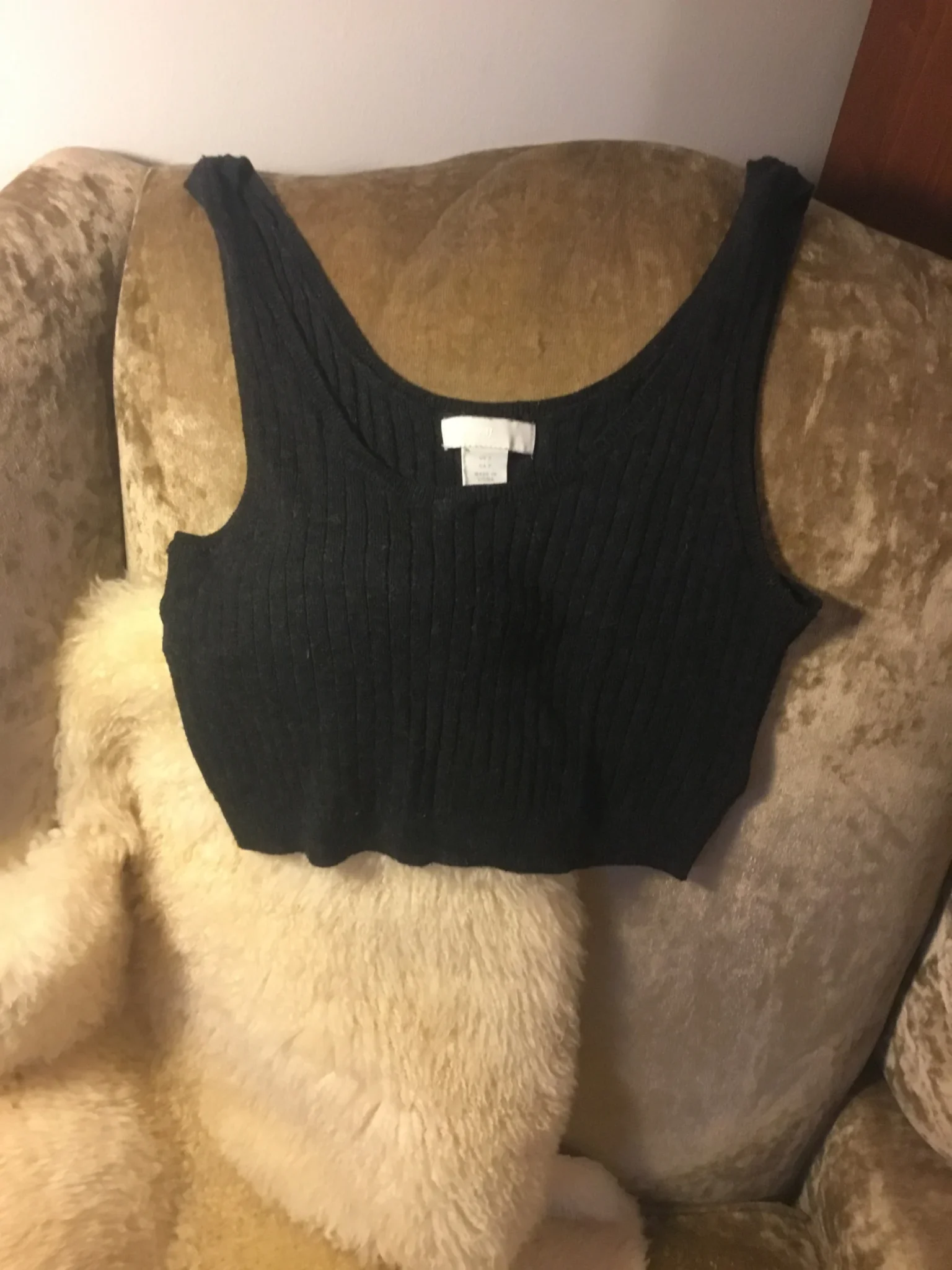 Featured image for Top court en tricot extensible small