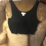 Thumbnail for Top court en tricot extensible small
