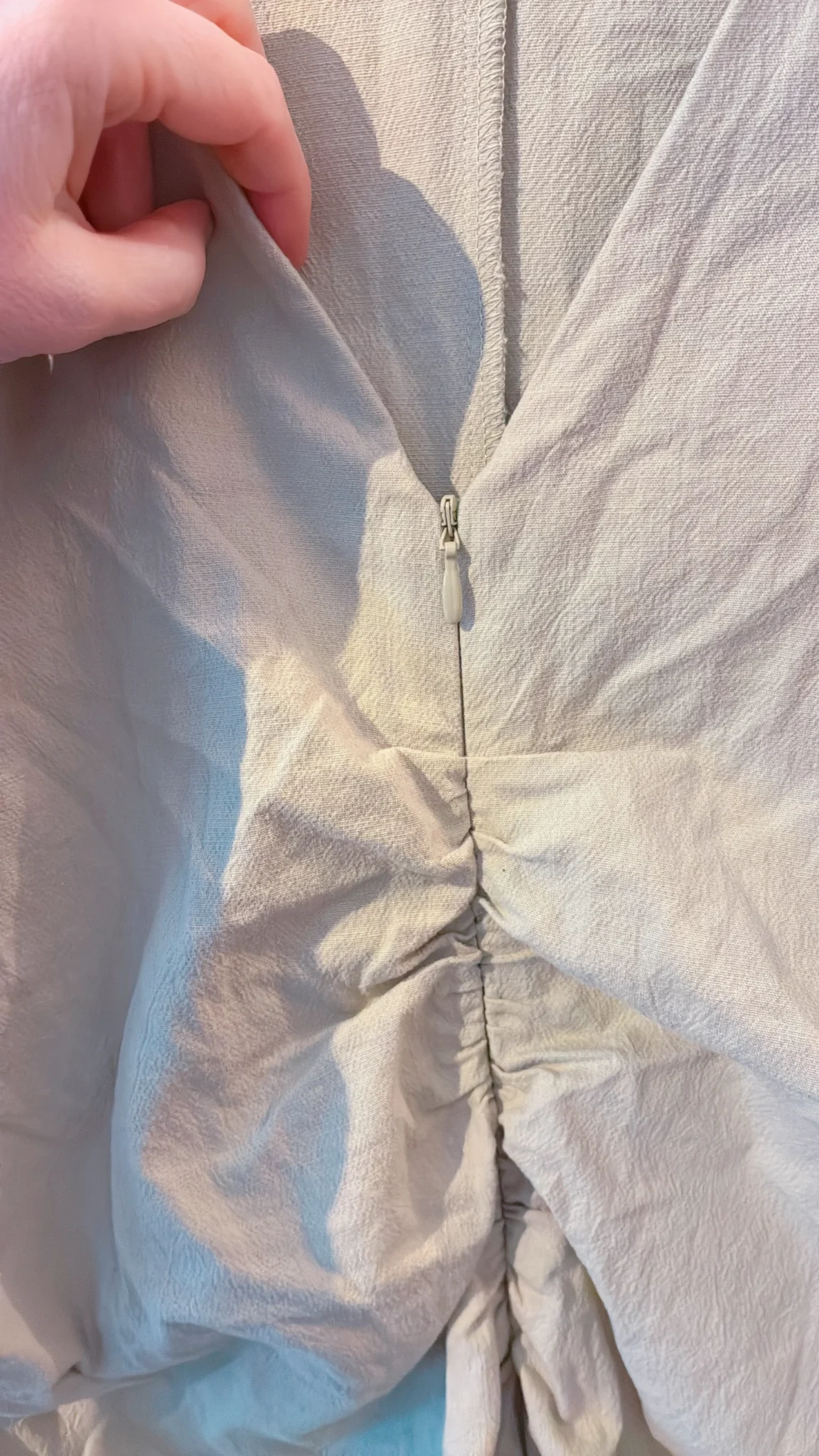 Image for Robe vert clair avec tirette