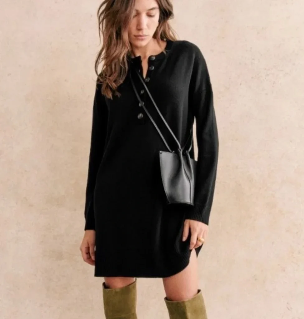 Featured image for Sézane - Robe Evelyn 100% laine Mérinos