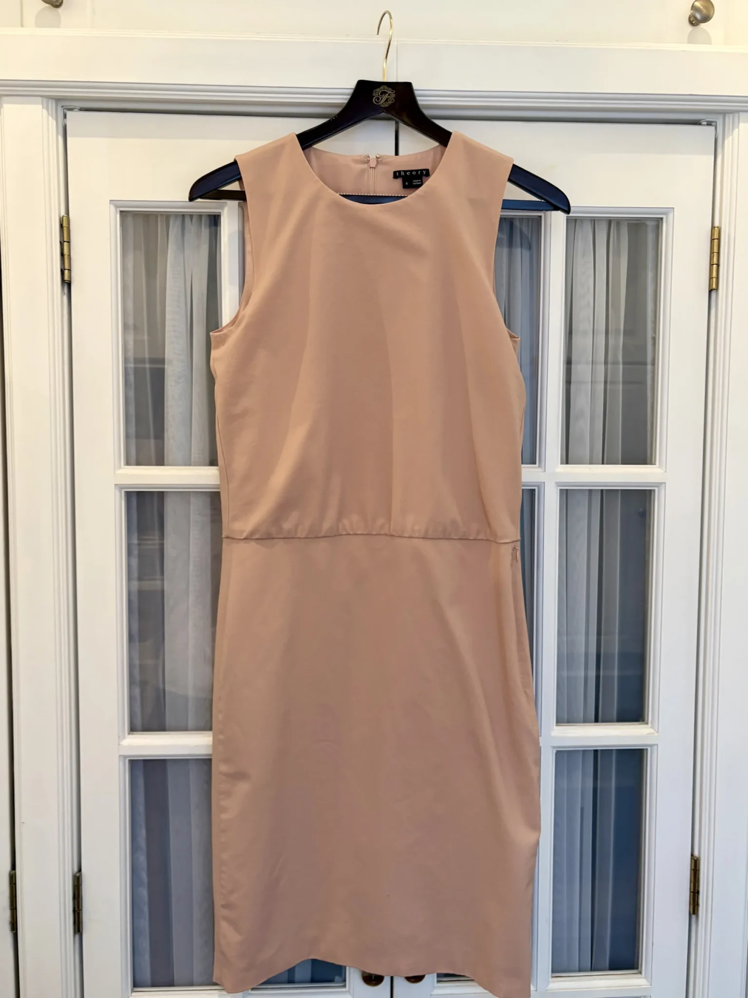 Featured image for Blush-coloured dress by Theory