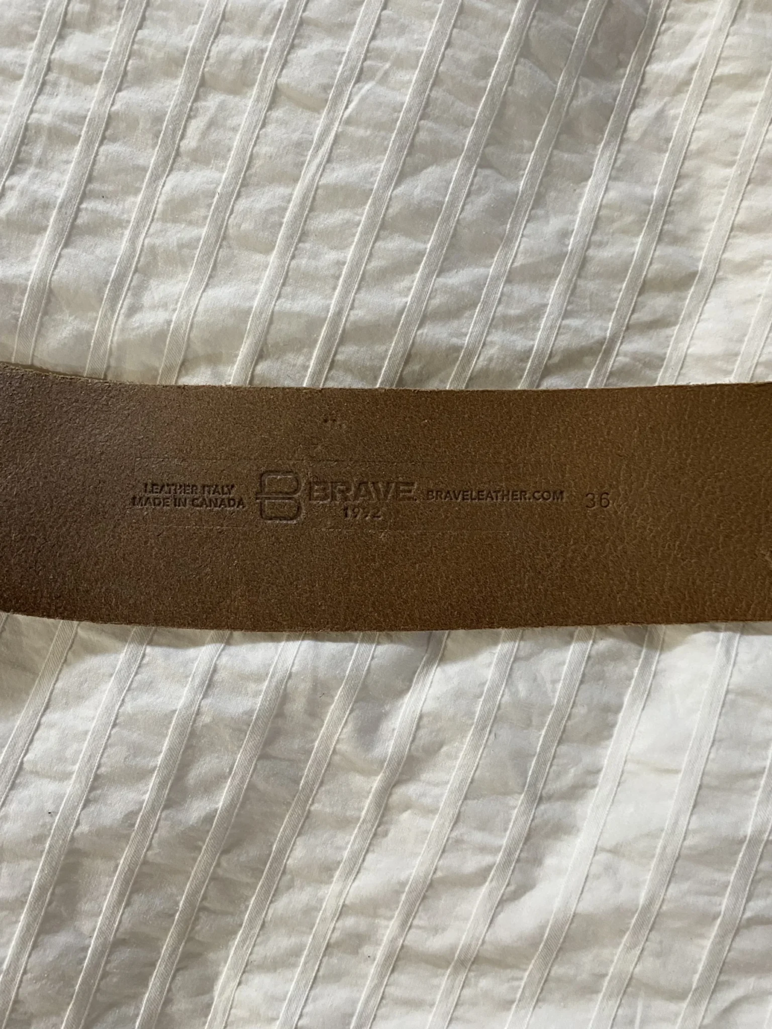 Image for Wide leather belt