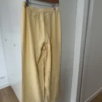 Thumbnail for Beautiful pale yellow linen trousers