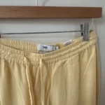 Thumbnail for Beautiful pale yellow linen trousers