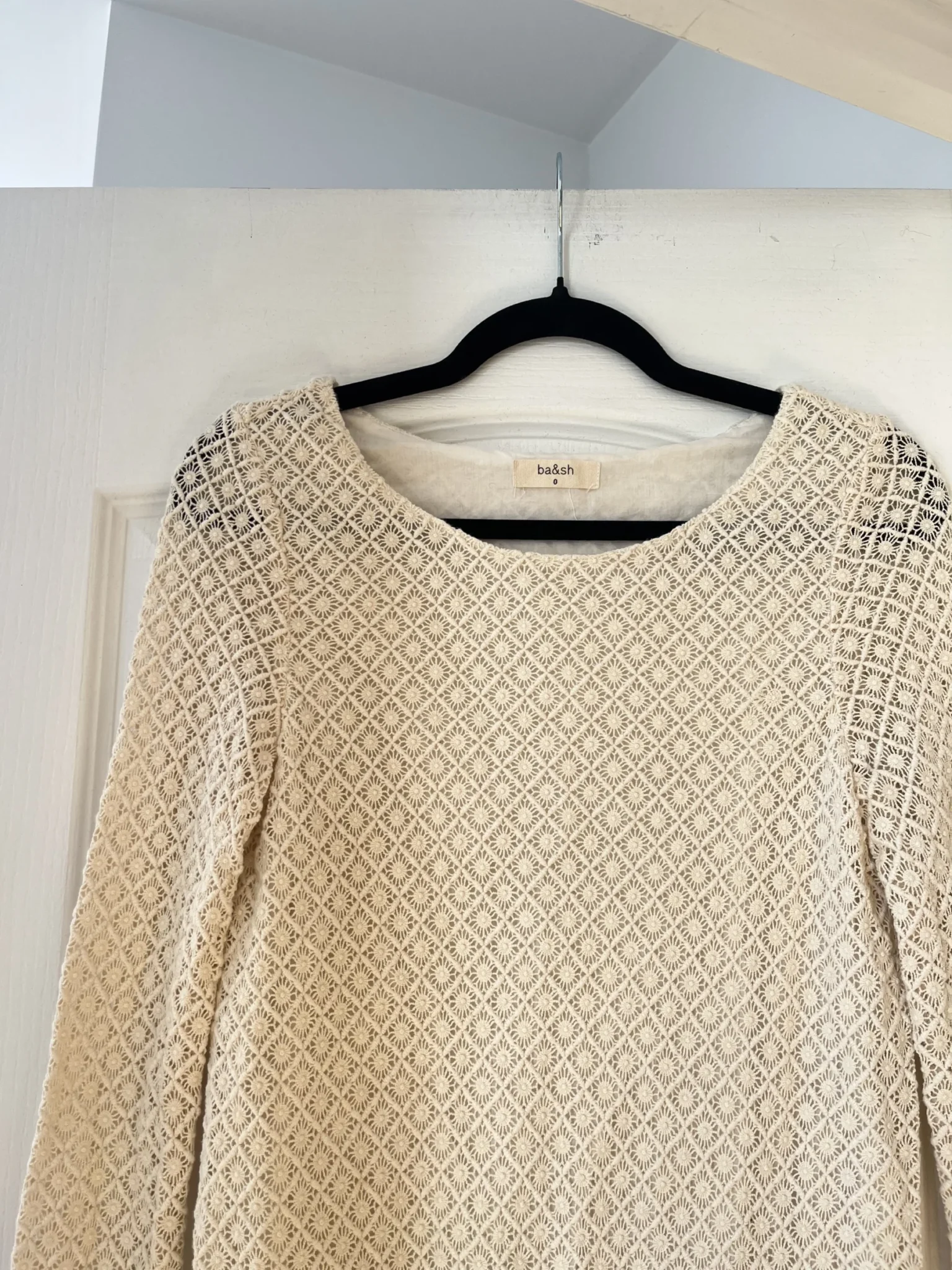 Image for Off-white cream lace Bash dress size 0