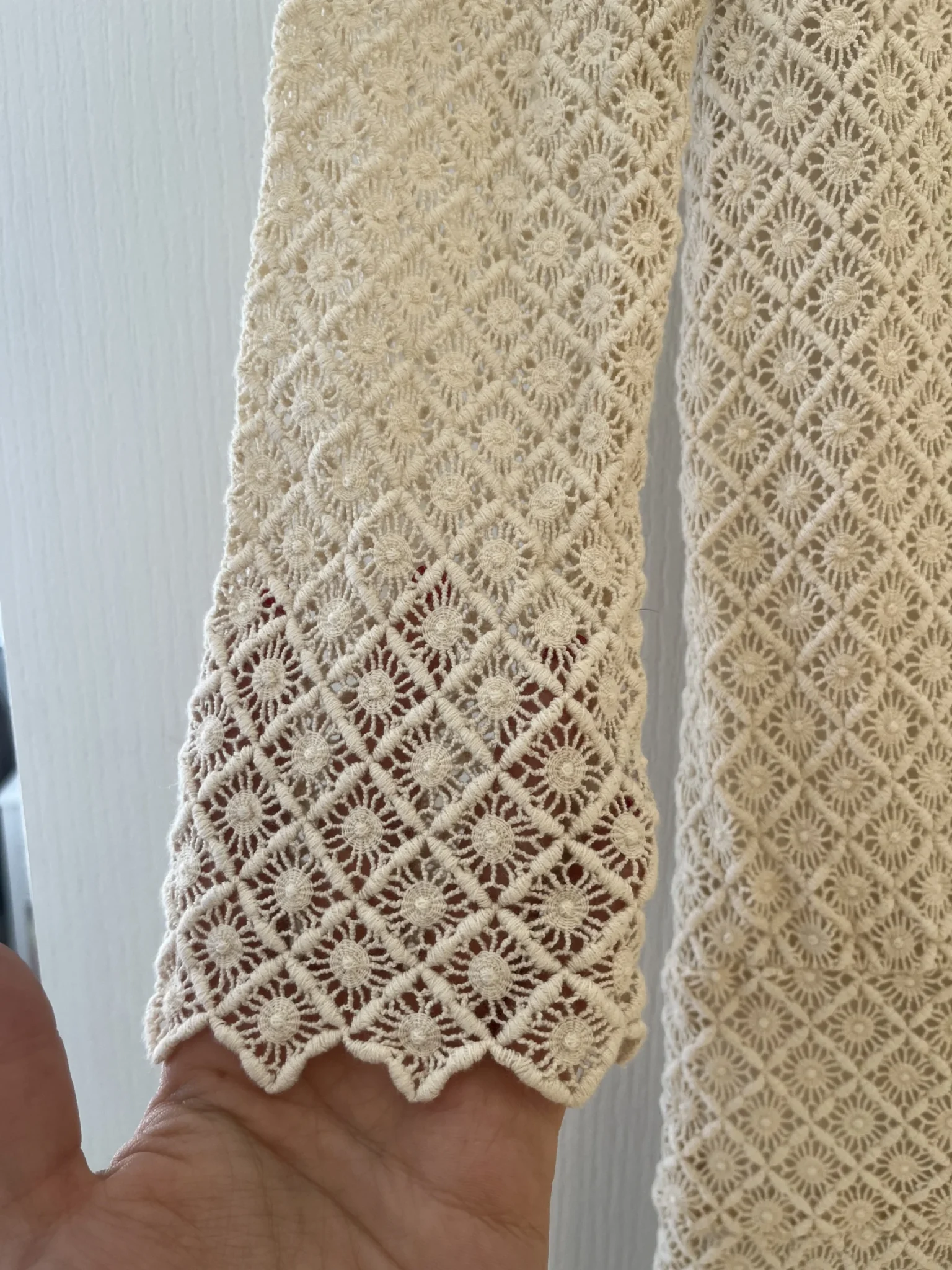 Image for Off-white cream lace Bash dress size 0