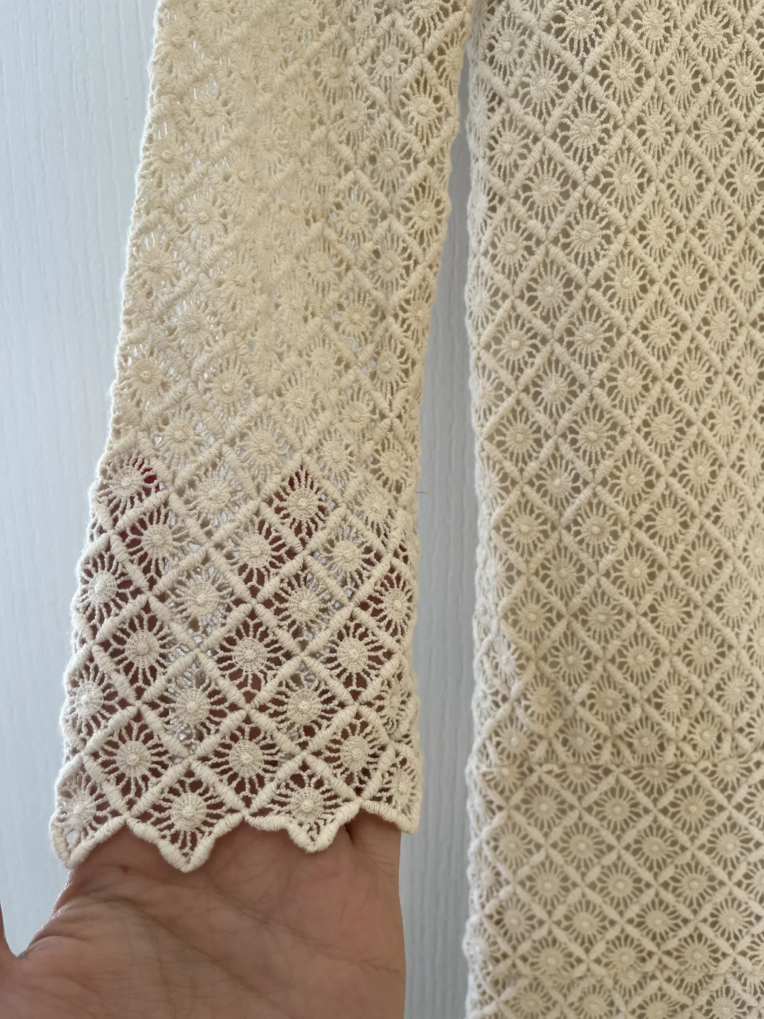 Image for Off-white cream lace Bash dress size 0