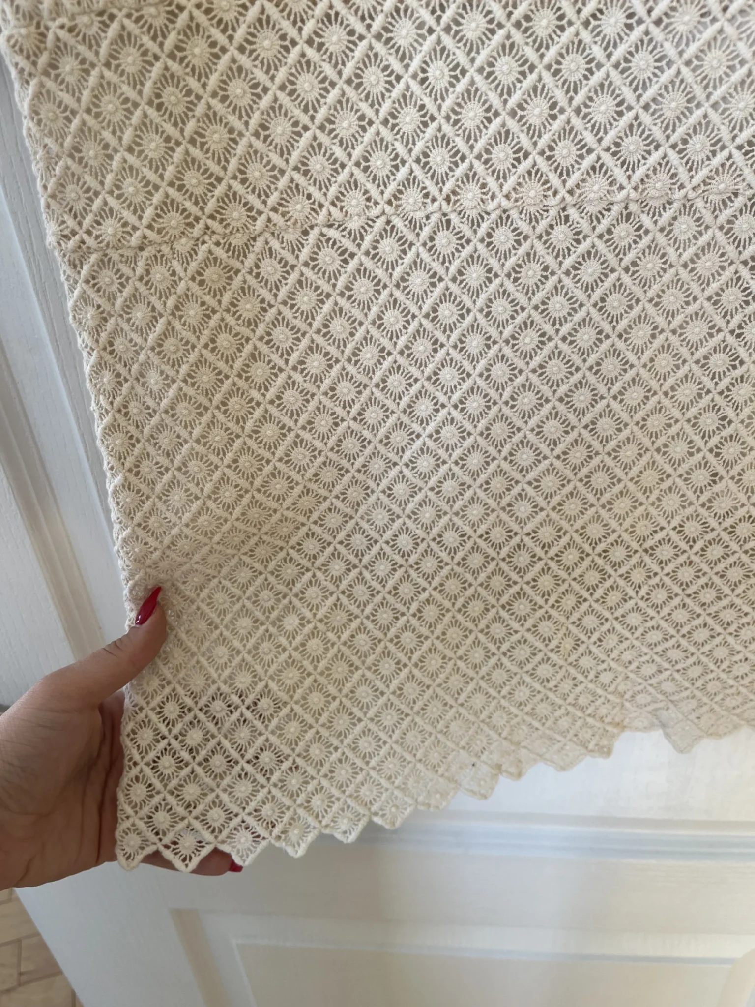 Image for Off-white cream lace Bash dress size 0