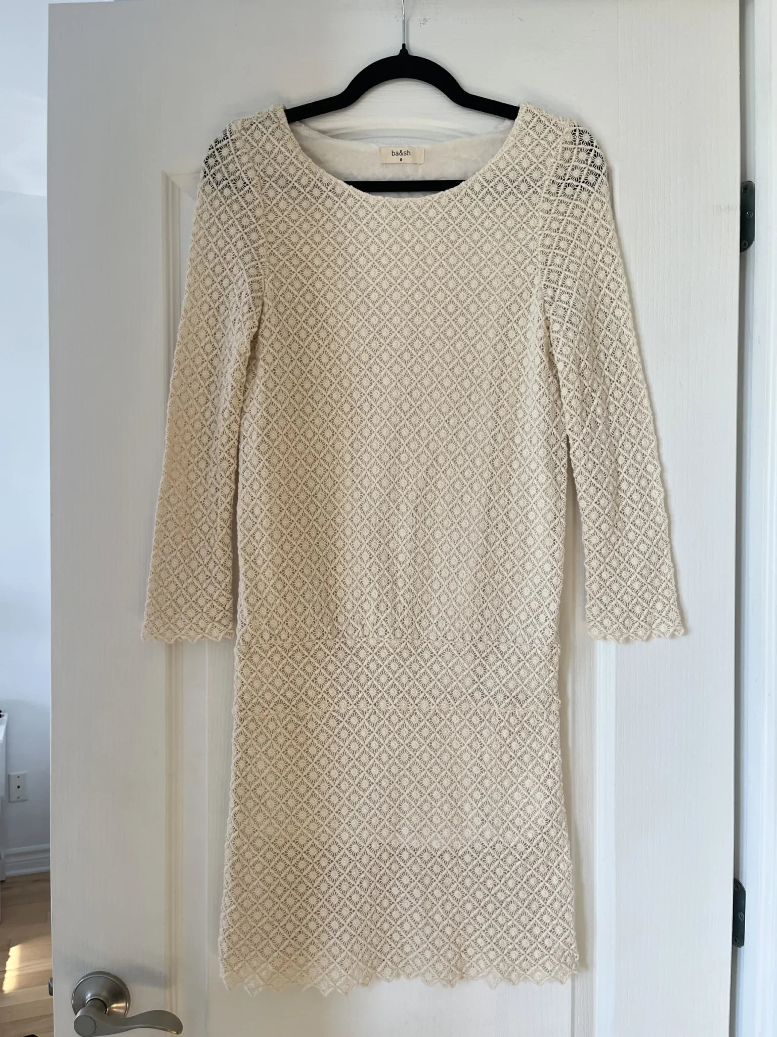 Image for Off-white cream lace Bash dress size 0