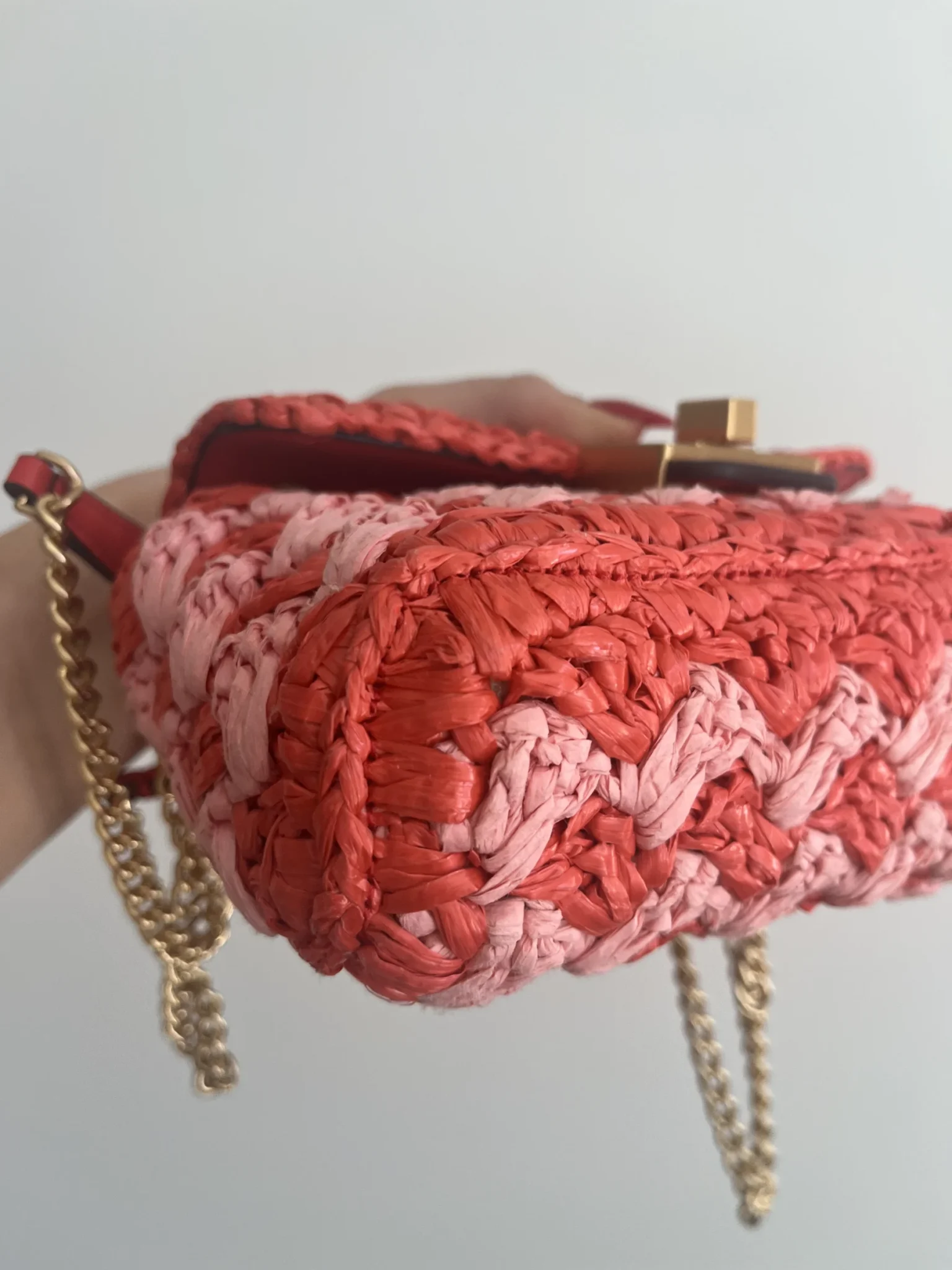 Image for Kate Spade bag in raffia, Evelyn model