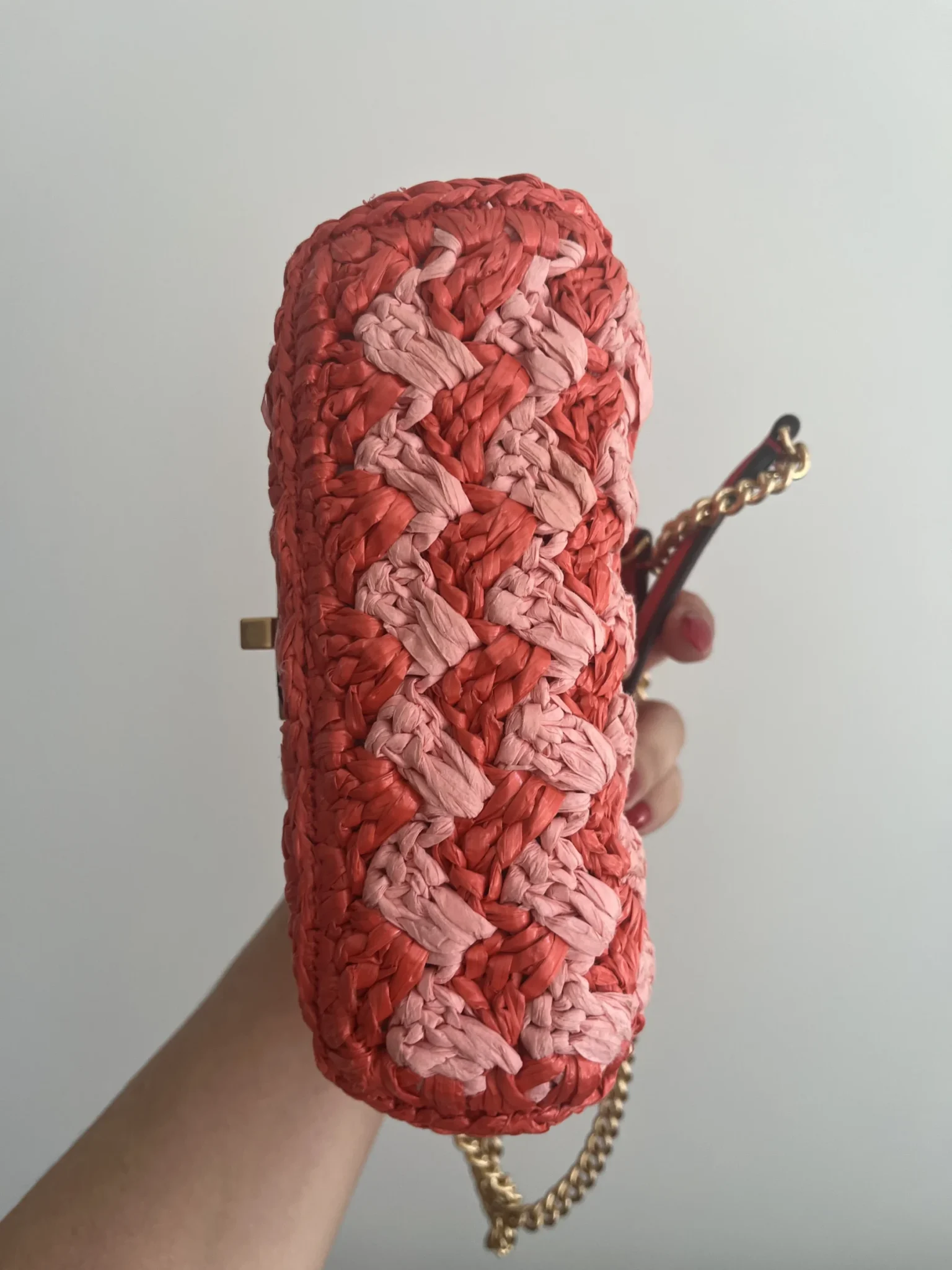 Image for Kate Spade bag in raffia, Evelyn model