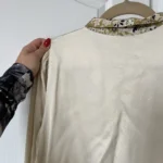 Thumbnail for Shirt Sézane model Claudio satin beige