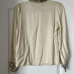 Thumbnail for Shirt Sézane model Claudio satin beige