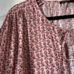 Thumbnail for Maje pink floral blouse size 36
