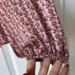 Thumbnail for Maje pink floral blouse size 36
