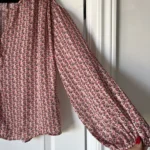 Thumbnail for Maje pink floral blouse size 36