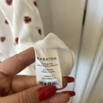 Thumbnail for Size 6 white floral Babaton dress
