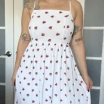 Thumbnail for Size 6 white floral Babaton dress